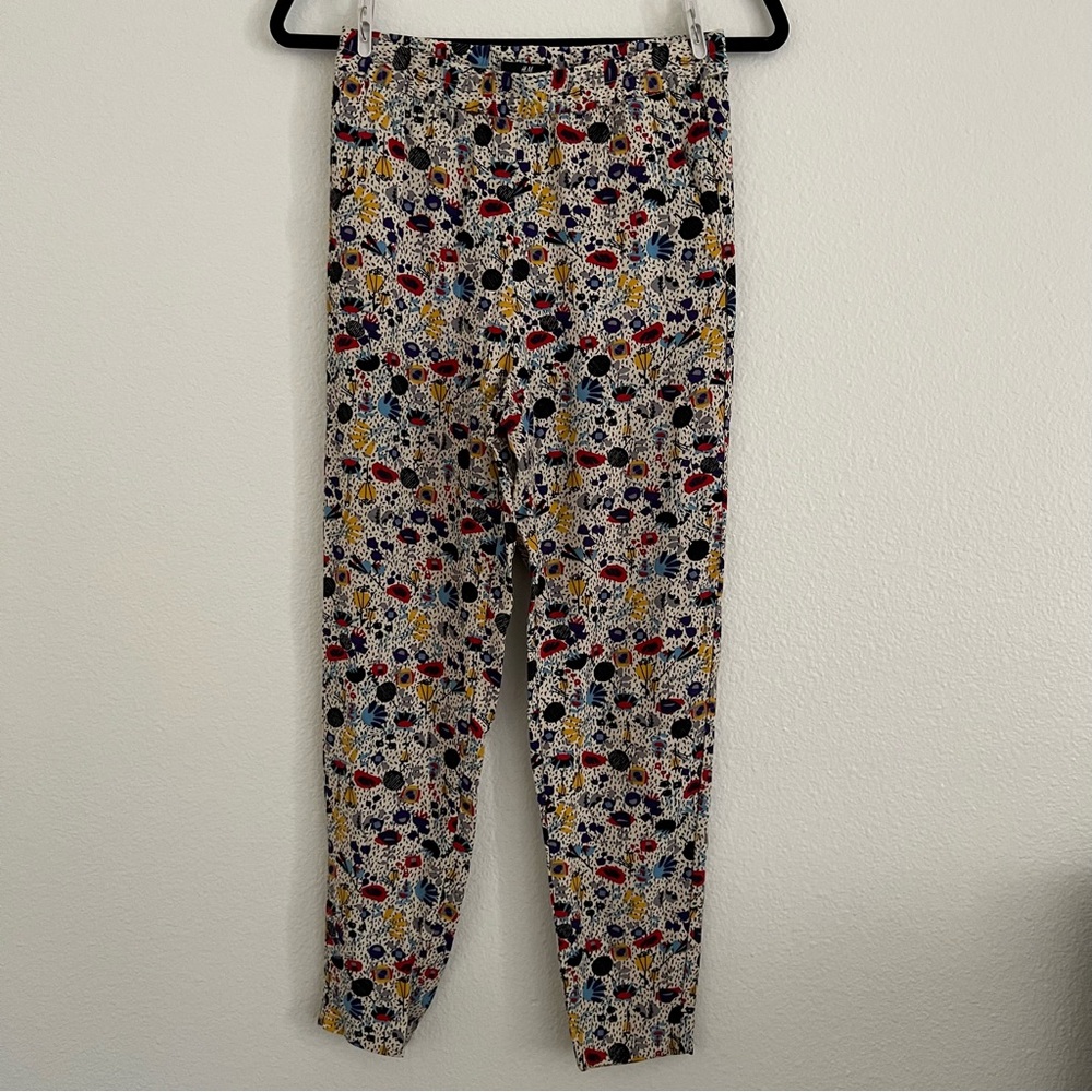 H&M Floral Pull-on Pants